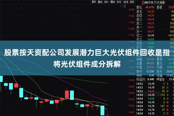股票按天资配公司发展潜力巨大光伏组件回收是指将光伏组件成分拆解